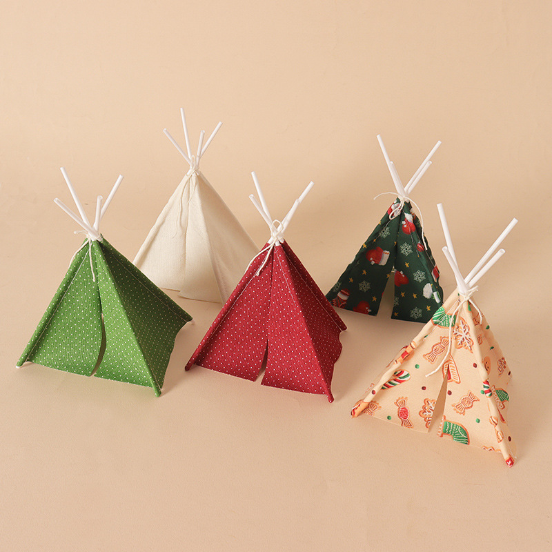 Dollhouse Mini Christmas Campi - Kids Outdoor Play Tent recension och pris