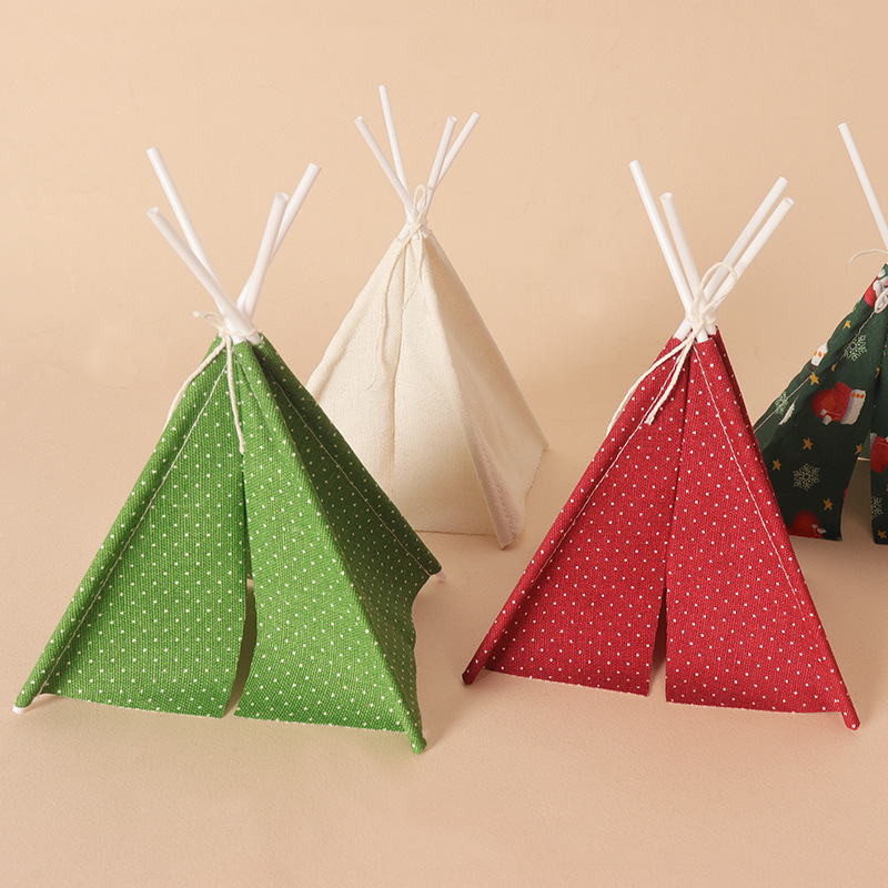Dollhouse Mini Christmas Campi - Kids Outdoor Play Tent recension och pris