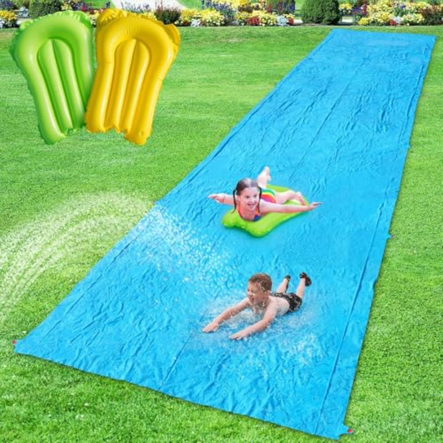 Outdoor backyard summer party  - Kids Outdoor Water Slide recension och pris