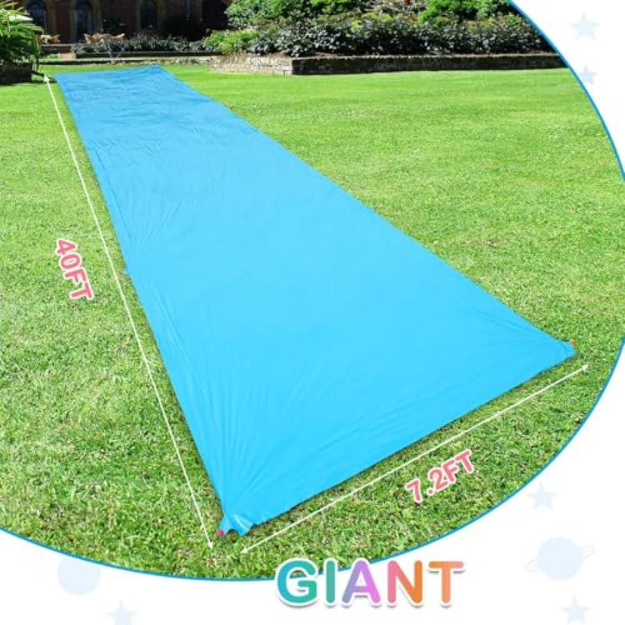 Outdoor backyard summer party  - Kids Outdoor Water Slide recension och pris