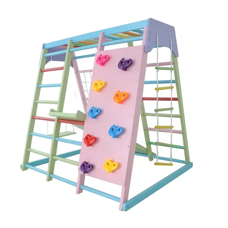 Kids Wooden Climbing Frame Ind - Kids Outdoor Wooden Climbing Frame recension och pris