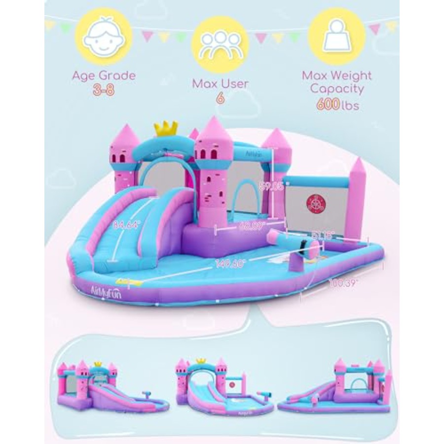 Backyard inflatable waterslide - Kids Outdoor Water Slide recension och pris