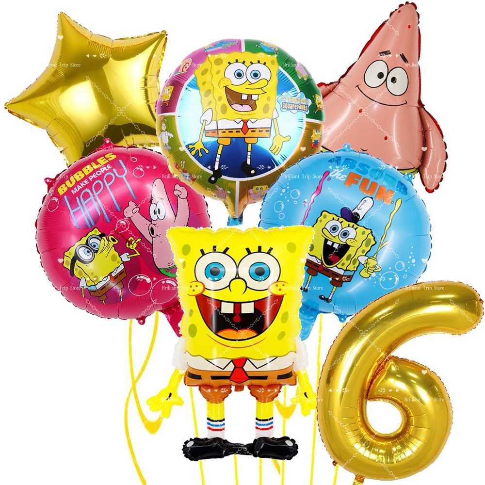 3/6/7Pcs SpongeBob SquarePants - Kids Outdoor Merry Go Round recension och pris